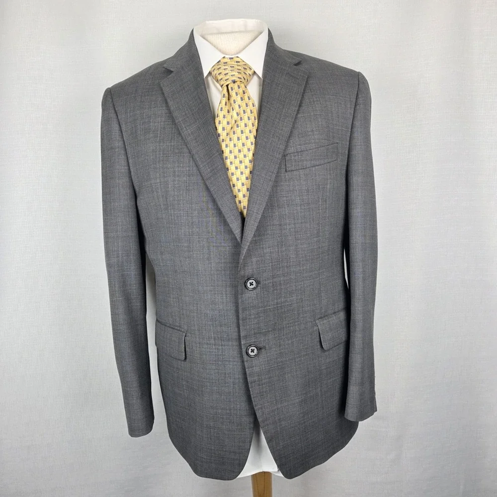 Lauren Ralph Lauren Men's Classic Gray Suit Jacket Blazer 42R